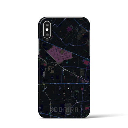 【小平（東京都）】地図柄iPhoneケース（バックカバータイプ）