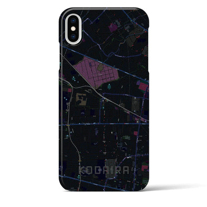 【小平（東京都）】地図柄iPhoneケース（バックカバータイプ）