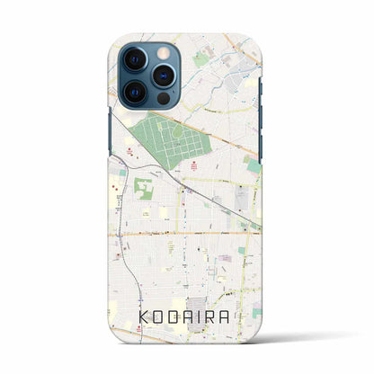 【小平（東京都）】地図柄iPhoneケース（バックカバータイプ）