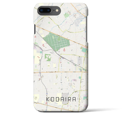 【小平（東京都）】地図柄iPhoneケース（バックカバータイプ）