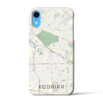 【小平（東京都）】地図柄iPhoneケース（バックカバータイプ）