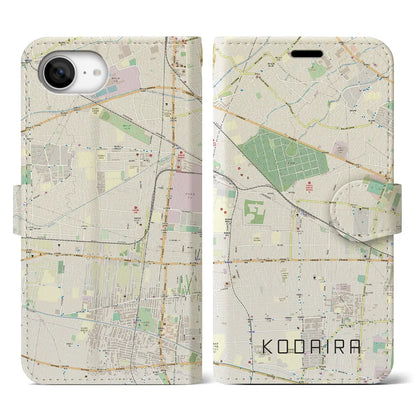 【小平（東京都）】地図柄iPhoneケース（手帳タイプ）