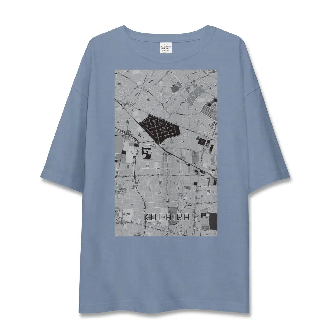 【小平（東京都）】地図柄ビッグシルエットTシャツ