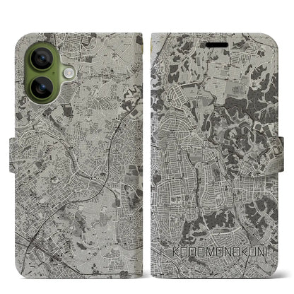 【こどもの国（神奈川県）】地図柄iPhoneケース（手帳タイプ）