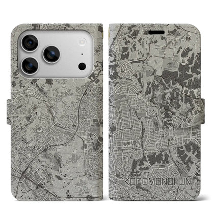 【こどもの国（神奈川県）】地図柄iPhoneケース（手帳タイプ）