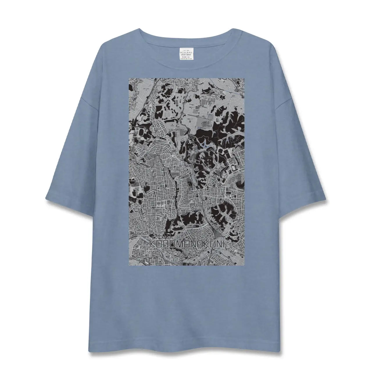 【こどもの国（神奈川県）】地図柄ビッグシルエットTシャツ