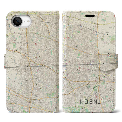 【高円寺2（東京都）】地図柄iPhoneケース（手帳タイプ）