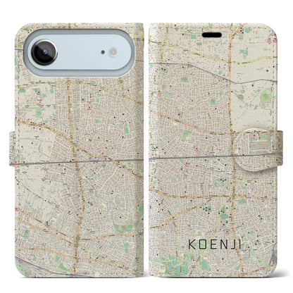 【高円寺2（東京都）】地図柄iPhoneケース（手帳タイプ）