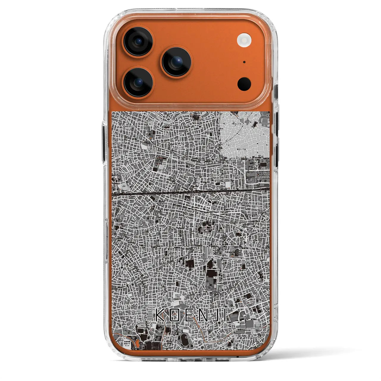 【高円寺2（東京都）】地図柄iPhoneケース（MagSafeタイプ）