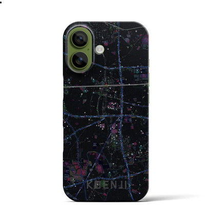 【高円寺（東京都）】地図柄iPhoneケース（バックカバータイプ）