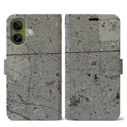 【高円寺（東京都）】地図柄iPhoneケース（手帳タイプ）