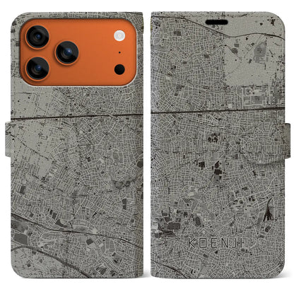 【高円寺（東京都）】地図柄iPhoneケース（手帳タイプ）