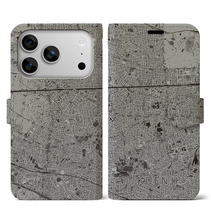 【高円寺（東京都）】地図柄iPhoneケース（手帳タイプ）