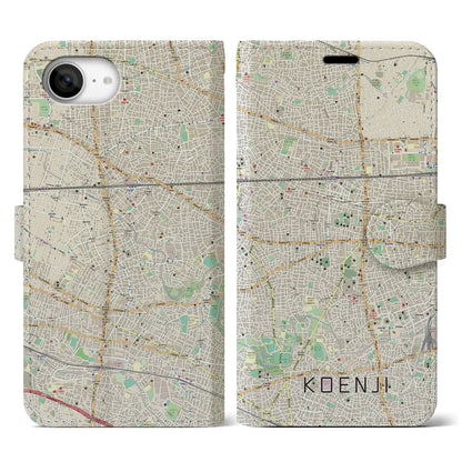 【高円寺（東京都）】地図柄iPhoneケース（手帳タイプ）