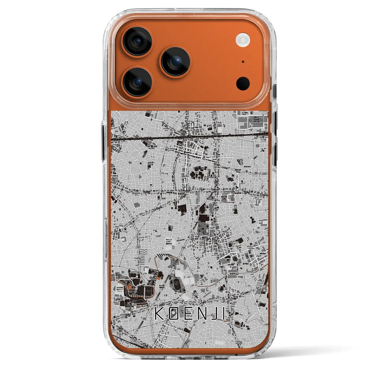 【高円寺（東京都）】地図柄iPhoneケース（MagSafeタイプ）