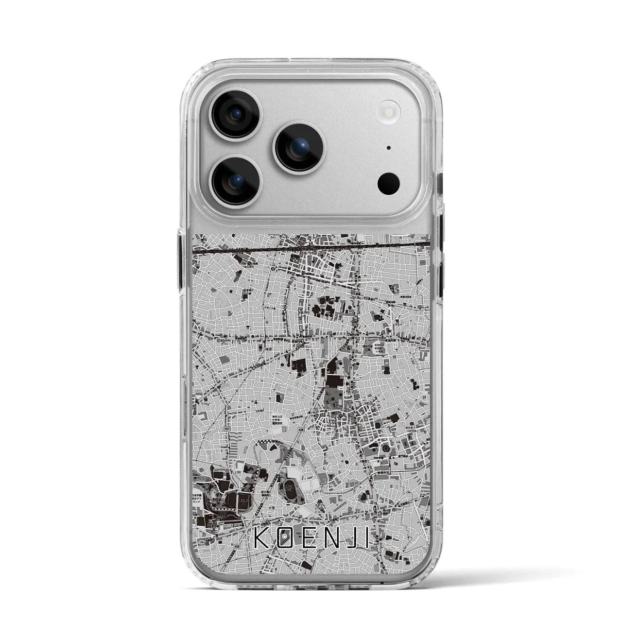 【高円寺（東京都）】地図柄iPhoneケース（MagSafeタイプ）