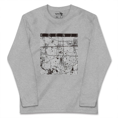 【高円寺（東京都）】地図柄ロングスリーブTシャツ