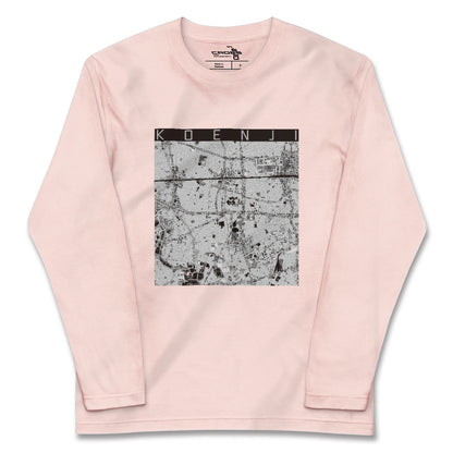 【高円寺（東京都）】地図柄ロングスリーブTシャツ