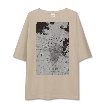 【甲府（山梨県）】地図柄ビッグシルエットTシャツ