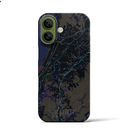 【古賀（福岡県）】地図柄iPhoneケース（バックカバータイプ）