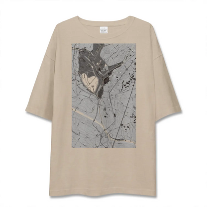 【古河（茨城県）】地図柄ビッグシルエットTシャツ