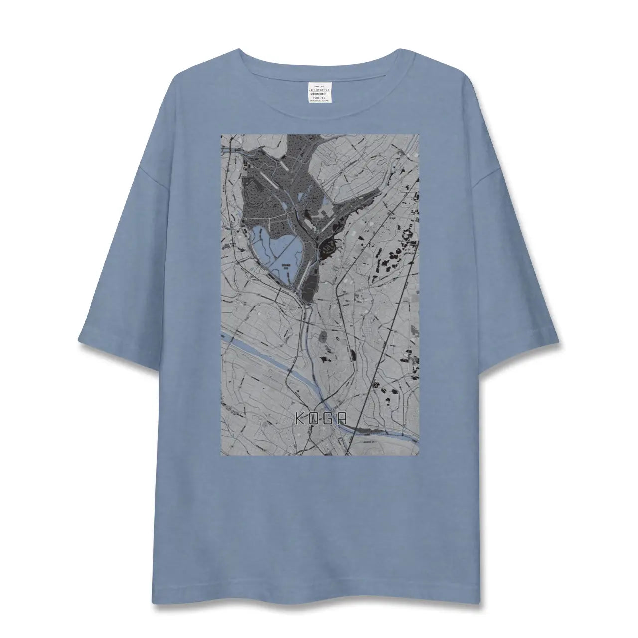 【古河（茨城県）】地図柄ビッグシルエットTシャツ