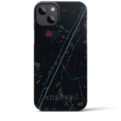 【小金井（栃木県）】地図柄iPhoneケース（バックカバータイプ）