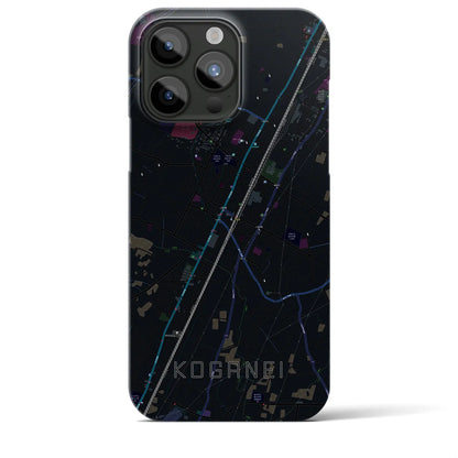 【小金井（栃木県）】地図柄iPhoneケース（バックカバータイプ）