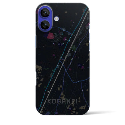 【小金井（栃木県）】地図柄iPhoneケース（バックカバータイプ）