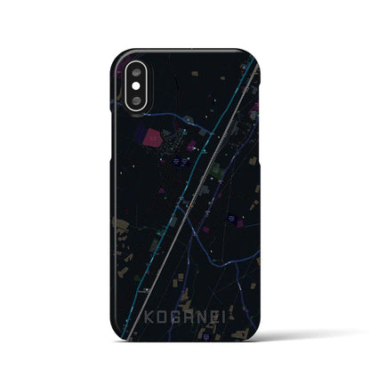 【小金井（栃木県）】地図柄iPhoneケース（バックカバータイプ）