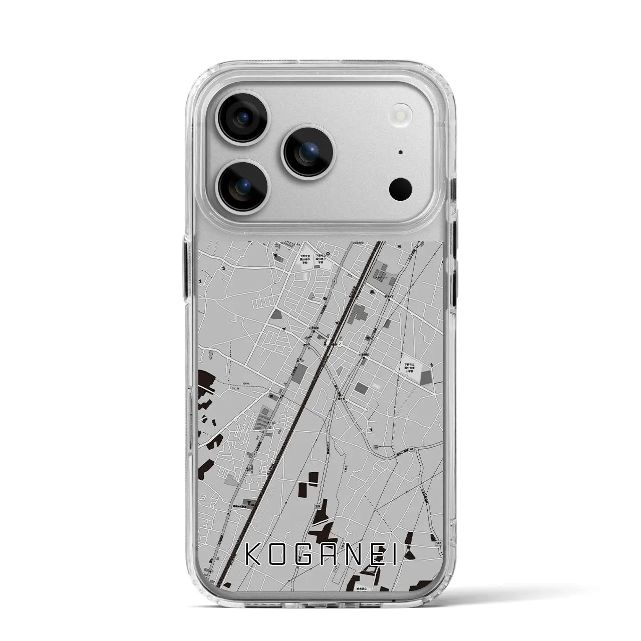 【小金井（栃木県）】地図柄iPhoneケース（MagSafeタイプ）