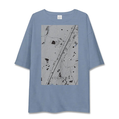 【小金井（栃木県）】地図柄ビッグシルエットTシャツ