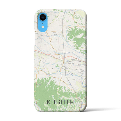 【小牛田（宮城県）】地図柄iPhoneケース（バックカバータイプ）