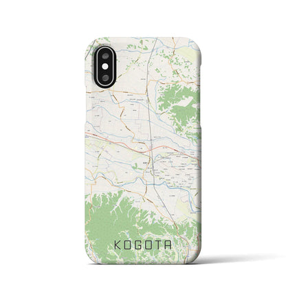 【小牛田（宮城県）】地図柄iPhoneケース（バックカバータイプ）