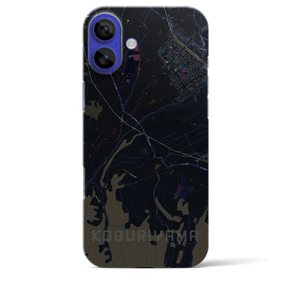 【小栗山（青森県）】地図柄iPhoneケース（バックカバータイプ）