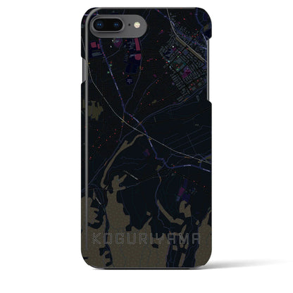 【小栗山（青森県）】地図柄iPhoneケース（バックカバータイプ）