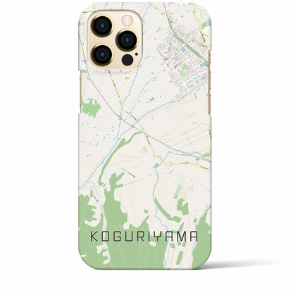 【小栗山（青森県）】地図柄iPhoneケース（バックカバータイプ）