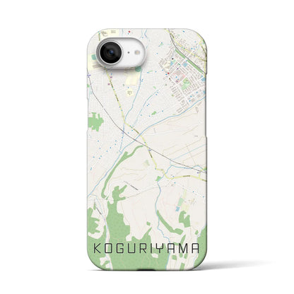 【小栗山（青森県）】地図柄iPhoneケース（バックカバータイプ）