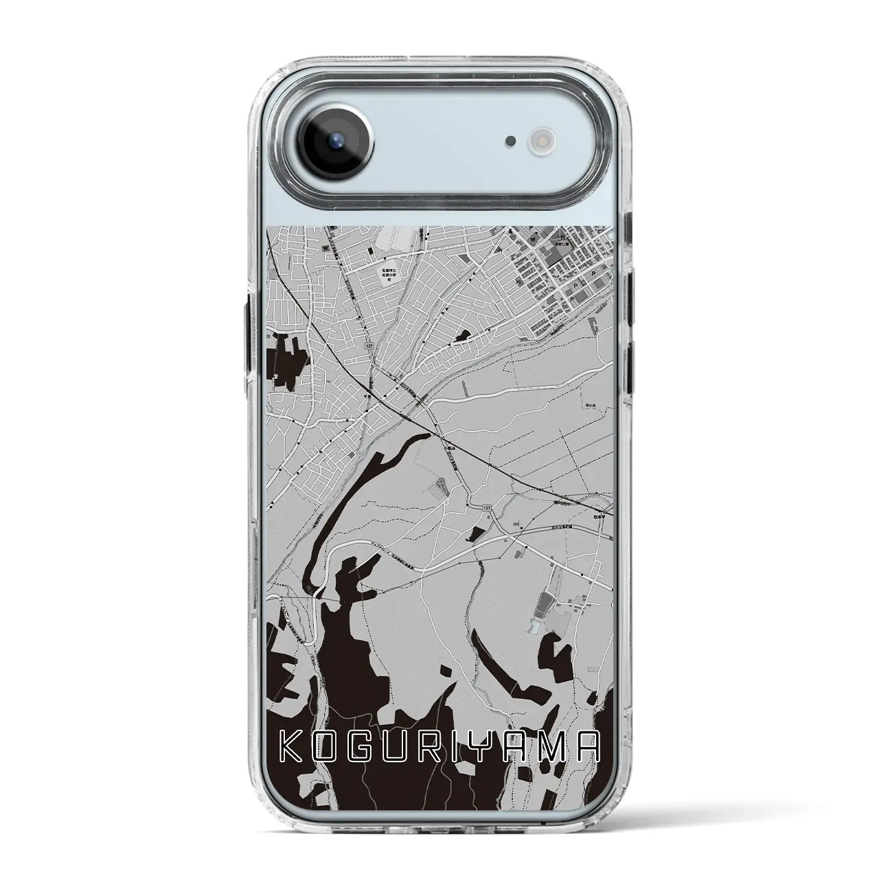 【小栗山（青森県）】地図柄iPhoneケース（MagSafeタイプ）