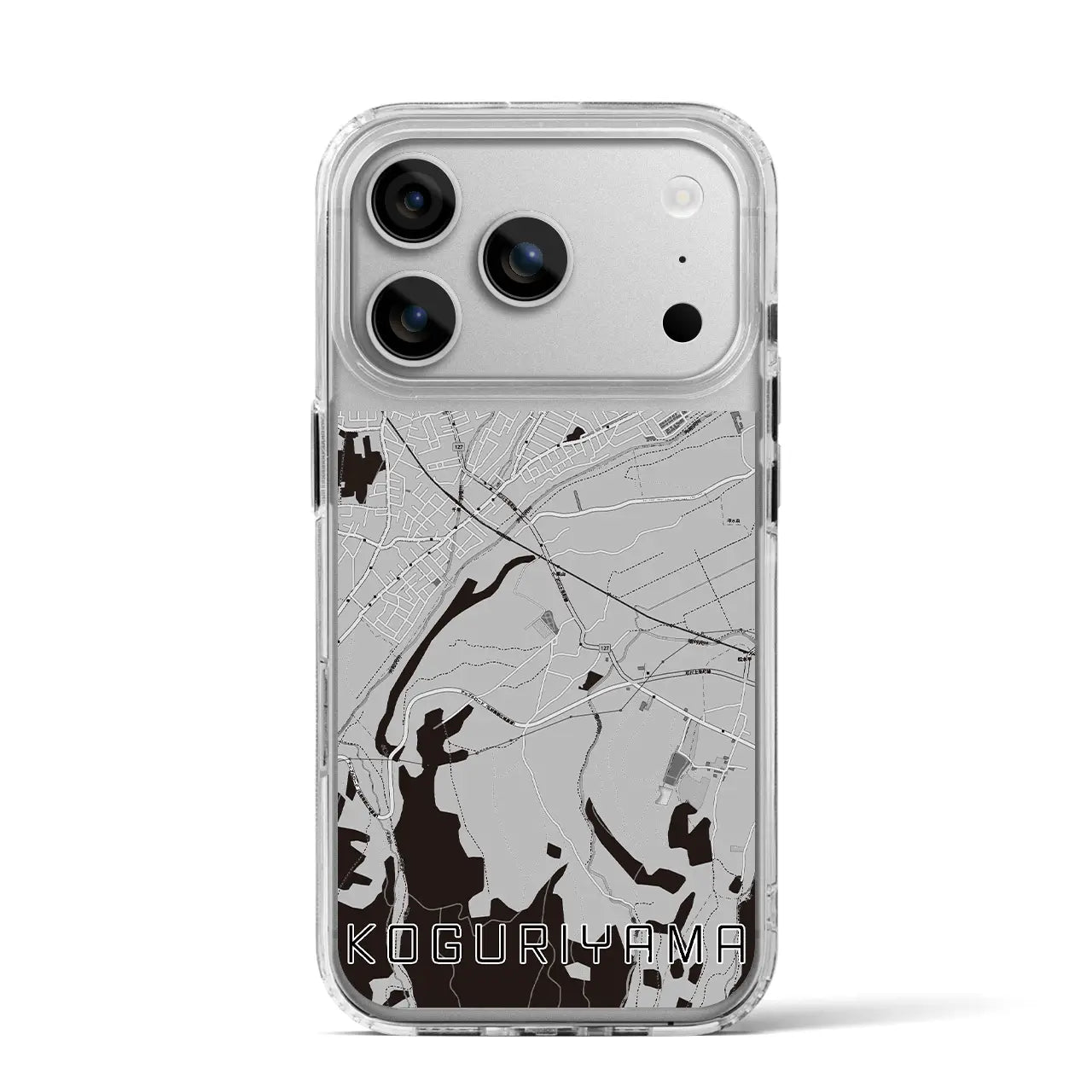 【小栗山（青森県）】地図柄iPhoneケース（MagSafeタイプ）