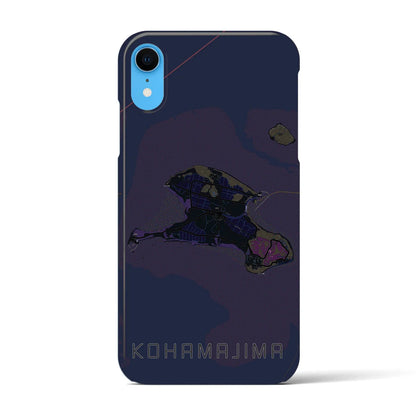 【小浜島（沖縄県）】地図柄iPhoneケース（バックカバータイプ）