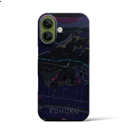 【湖北（千葉県）】地図柄iPhoneケース（バックカバータイプ）