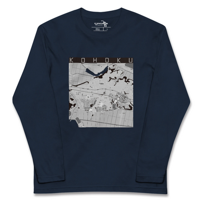 【湖北（千葉県）】地図柄ロングスリーブTシャツ