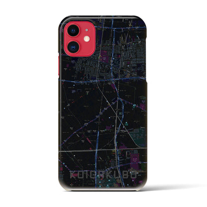 【恋ヶ窪（東京都）】地図柄iPhoneケース（バックカバータイプ）