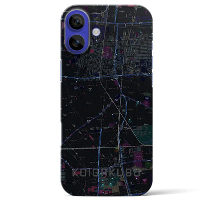 【恋ヶ窪（東京都）】地図柄iPhoneケース（バックカバータイプ）