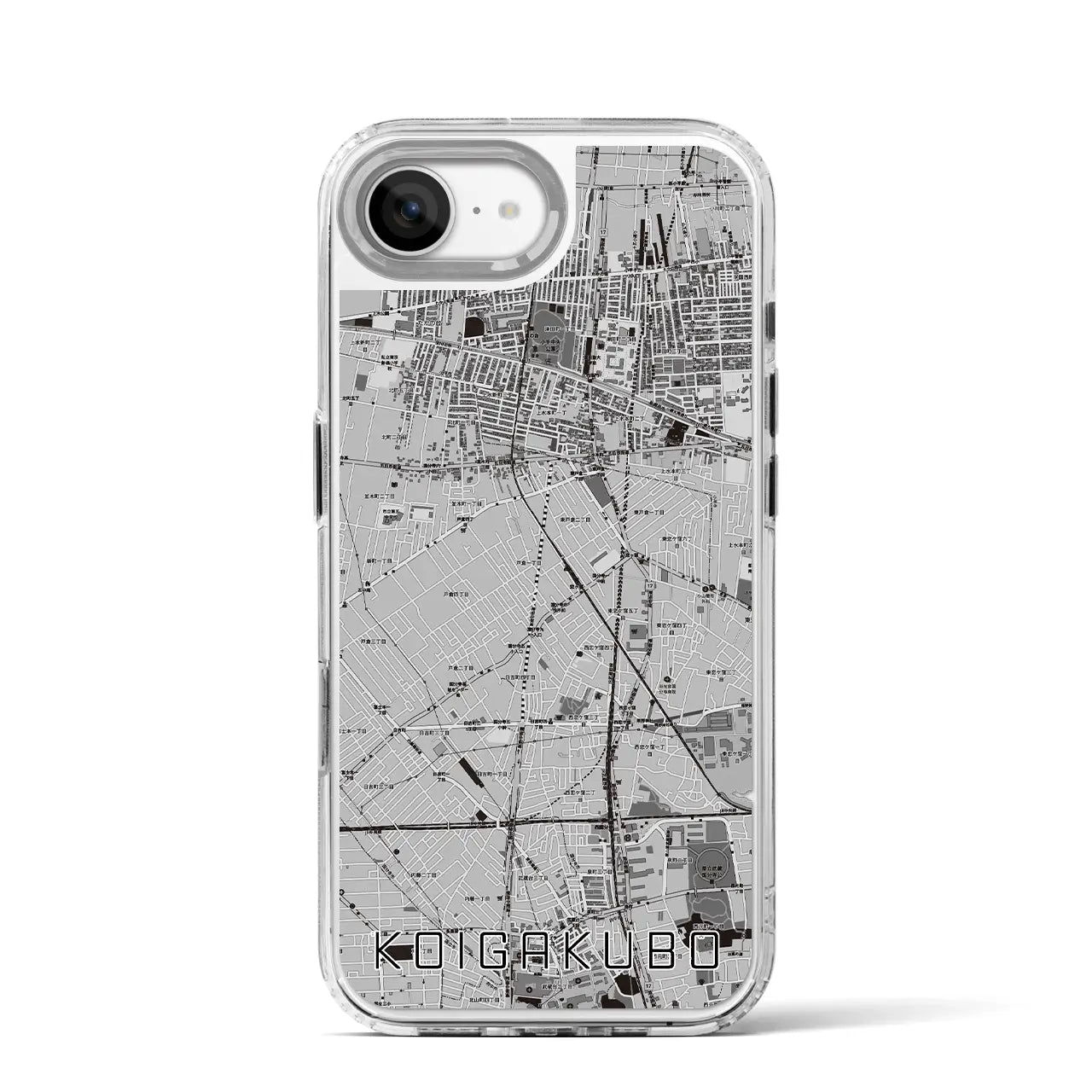 【恋ヶ窪（東京都）】地図柄iPhoneケース（MagSafeタイプ）