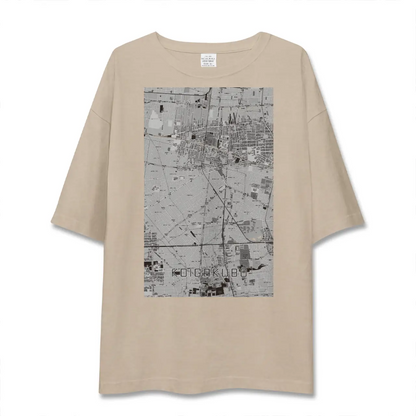 【恋ヶ窪（東京都）】地図柄ビッグシルエットTシャツ
