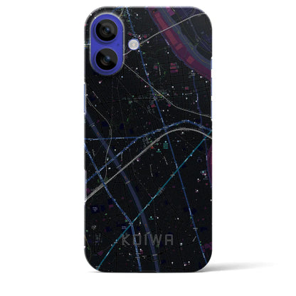 【小岩（東京都）】地図柄iPhoneケース（バックカバータイプ）