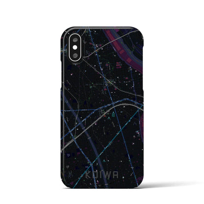 【小岩（東京都）】地図柄iPhoneケース（バックカバータイプ）