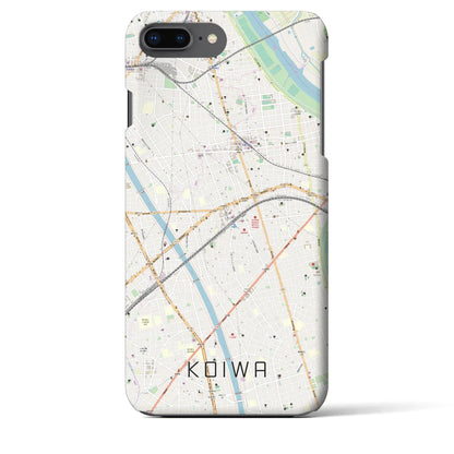 【小岩（東京都）】地図柄iPhoneケース（バックカバータイプ）